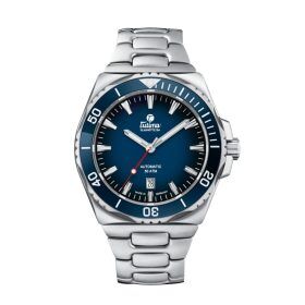 Tutima M2 Seven Seas S Blue Diamond Stainless Steel Watch