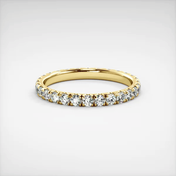Amore Collection Eternity Band Yellow Gold