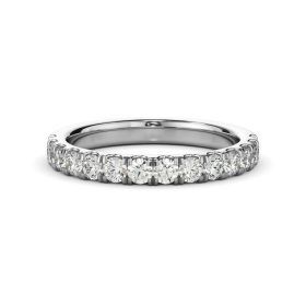Amore White Gold Diamond Three-Quarter Band