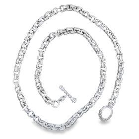 Sterling Silver Open Box Link Chain