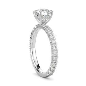 Amore Collection Hidden Halo Diamond Engagement Ring Setting