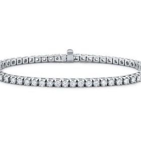Ancona White Gold Diamond Tennis Bracelet