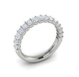 Ancona White Gold Single Row Diamond Ring