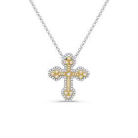 Grazia Collection Medium Diamond Cross