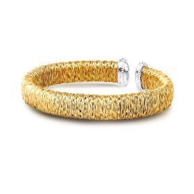 Piero Milano Elegant Gold Wire Bangle