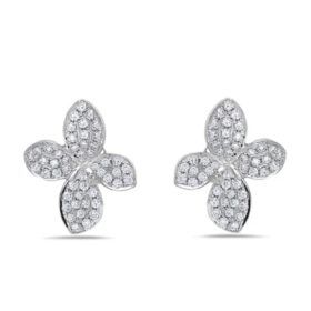 Ancona White Gold Diamond Earrings