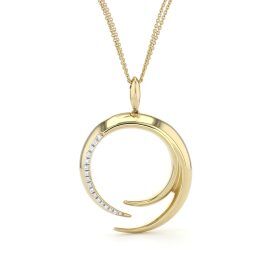 Artigli Collection Yellow Gold Diamond Necklace