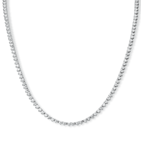 Ancona White Gold Diamond Tennis Necklace