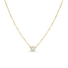 Diamond Solitaire Necklace