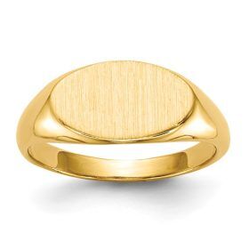 Petite Oval Signet Ring