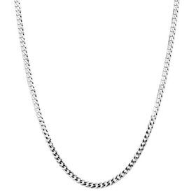White gold Flat Curb Link Chain