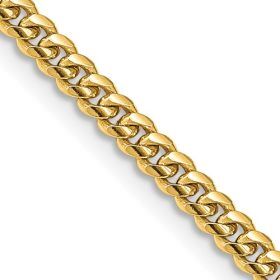 Yellow Gold Miami Cuban Link Chain