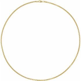 Yellow Gold Round Box Chain