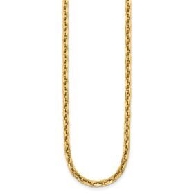 Ancona Solid Gold Cable Link Chain