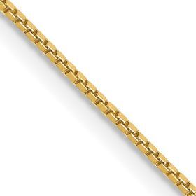 Ancona Yellow Gold Fine Box Chain